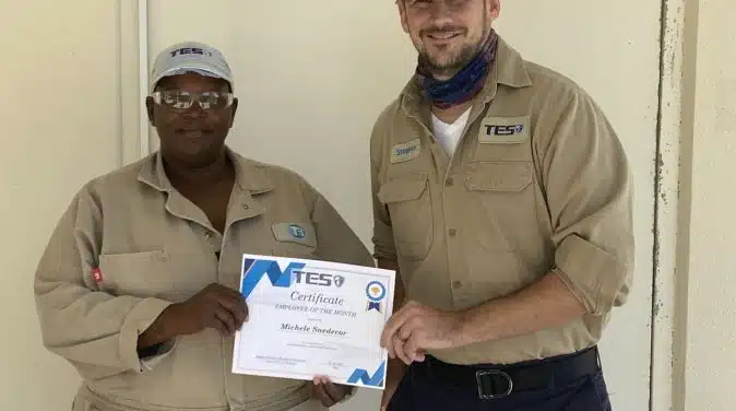 Michele Snedecor as the September Employee of the Month - Technical Environmental Services